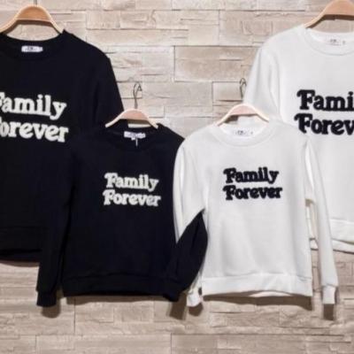 SWEAT FAMILY FORVER Adulte Noir